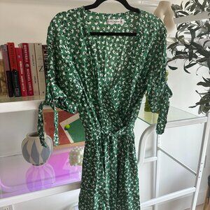 Faithfull The Brand Floral Print Mini Dress in Size M